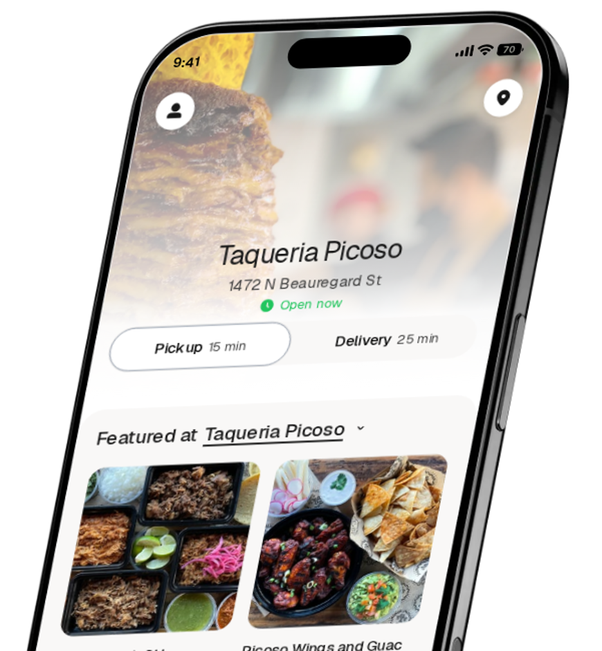 Taqueria Picoso app preview